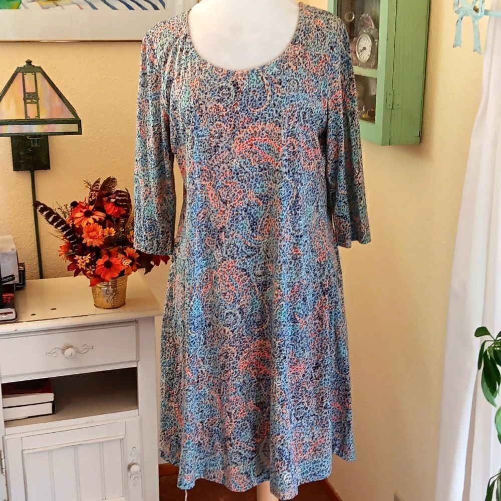 Yest Burnt Out Shift Dress